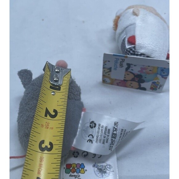 Disney Parks Pixar Ratatouille Remy & Alfredo Tsum Tsum Mini Plush Set - Picture 9 of 14